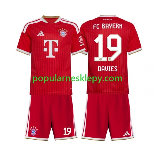 Koszulka Krótka dla Dzieci Bayern Monachium Pierwszy strój Alphonso Davies 19 2026-2027 Koszulka Krótka dla Dzieci Bayern Monachium Pierwszy strój Alphonso Davies 19 2026-2027