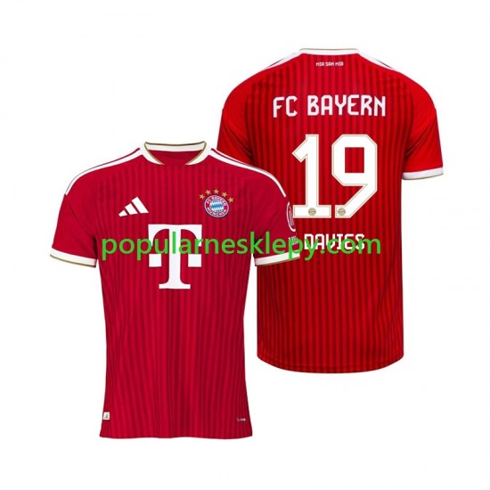 Koszulka Krótka Męska Bayern Monachium Pierwszy strój Alphonso Davies 19 2026-2027