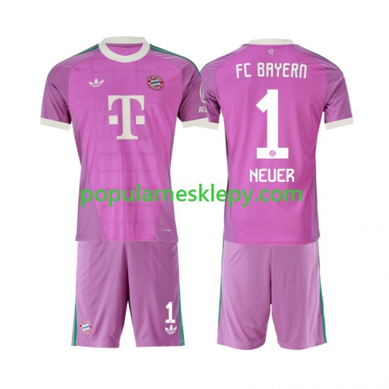 Koszulka Krótka dla Dzieci Bramkarz Bayern Monachium Trzeci strój Manuel Neuer 1 2026-2027
