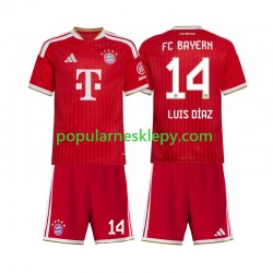 Koszulka Krótka dla Dzieci Bayern Monachium Pierwszy strój Luis Diaz 14 2026-2027