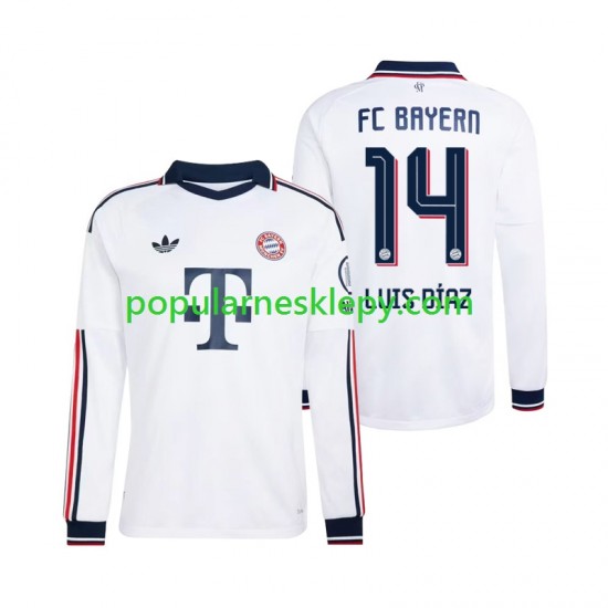 Koszulka Długi Męska Bayern Monachium Drugi strój Luis Diaz 14 2026-2027