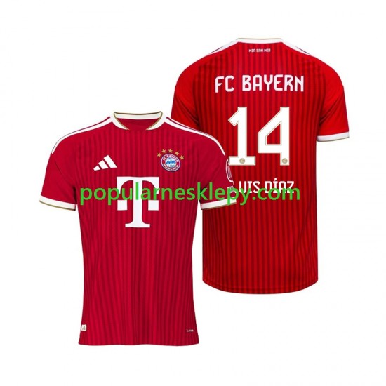 Koszulka Krótka Męska Bayern Monachium Pierwszy strój Luis Diaz 14 2026-2027