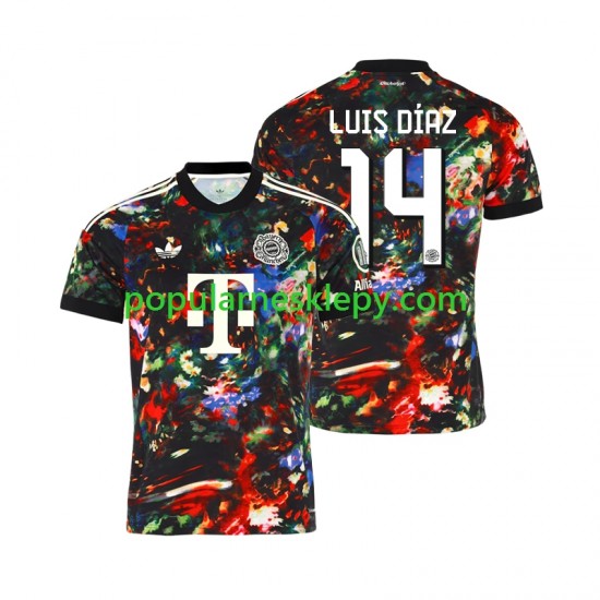 Koszulka Krótka Męska Bayern Monachium Pierwszy strój Luis Diaz 14 Oktoberfest 2026-2027