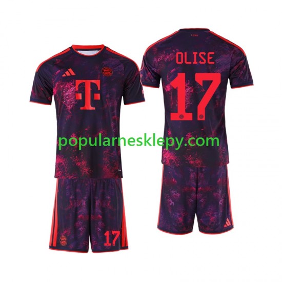 Koszulka Krótka dla Dzieci Bayern Monachium Trzeci strój Michael Olise 17 2026-2027 Koszulka Krótka dla Dzieci Bayern Monachium Trzeci strój Michael Olise 17 2026-2027