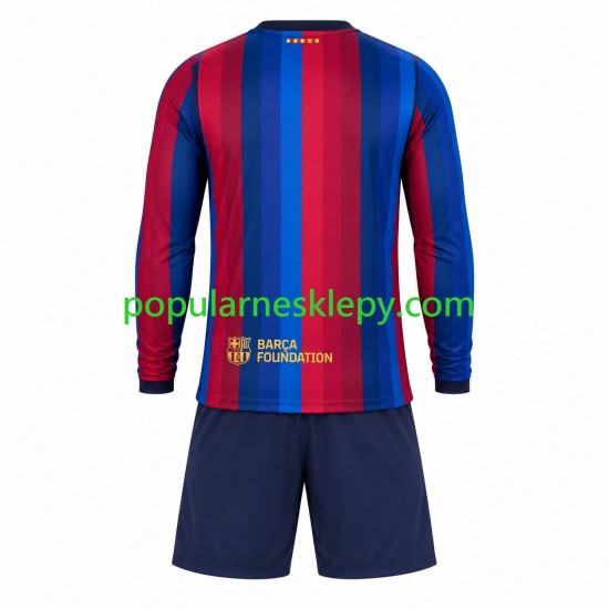 Koszulka Długi dla Dzieci FC Barcelona Pierwszy strój 2026-2027