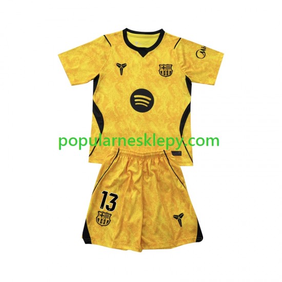 Koszulka Krótka dla Dzieci Bramkarz FC Barcelona Czwarty strój Wojciech Szczesny 13 2026-2027