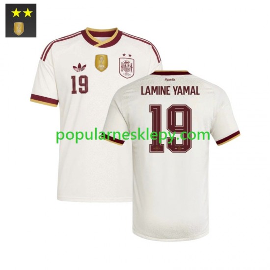Koszulka Krótka Męska Reprezentacji Hiszpanii Drugi strój Lamine Yamal 19 2026-2027 Koszulka Krótka Męska Reprezentacji Hiszpanii Drugi strój Lamine Yamal 19 2026-2027