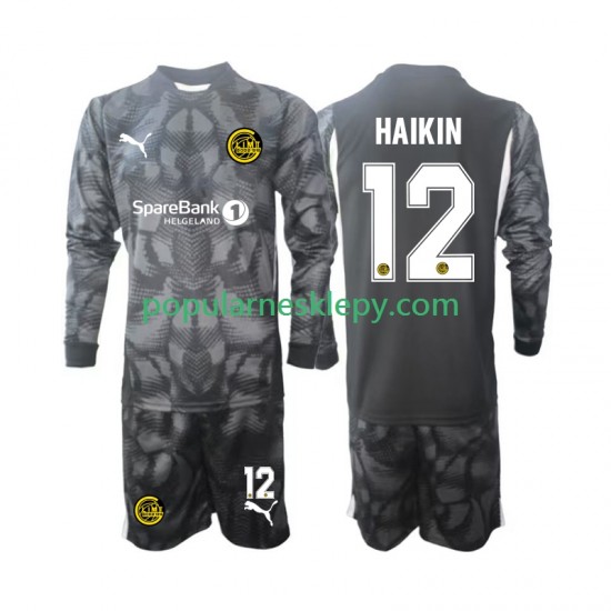 Koszulka Długi dla Dzieci Bramkarz FK Bodø/Glimt Pierwszy strój Nikita Haikin 12 2025 Koszulka Długi dla Dzieci Bramkarz FK Bodø/Glimt Pierwszy strój Nikita Haikin 12 2025