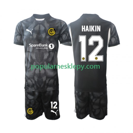 Koszulka Krótka dla Dzieci Bramkarz FK Bodø/Glimt Pierwszy strój Nikita Haikin 12 2025 Koszulka Krótka dla Dzieci Bramkarz FK Bodø/Glimt Pierwszy strój Nikita Haikin 12 2025