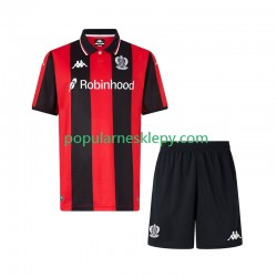 Koszulka Krótka dla Dzieci OGC Nice Pierwszy strój 2025-2026