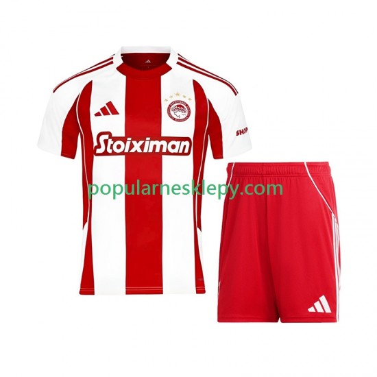 Koszulka Krótka dla Dzieci Olympiacos Pierwszy strój 2025-2026