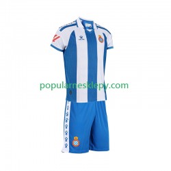 Koszulka Krótka dla Dzieci RCD Espanyol Pierwszy strój 2025-2026 Koszulka Krótka dla Dzieci RCD Espanyol Pierwszy strój 2025-2026
