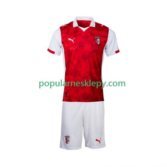 Koszulka Krótka dla Dzieci Pierwszy strój SC Braga 2025-2026