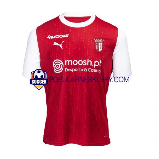 Koszulka Krótka Męska Pierwszy strój Braga 2023-2024