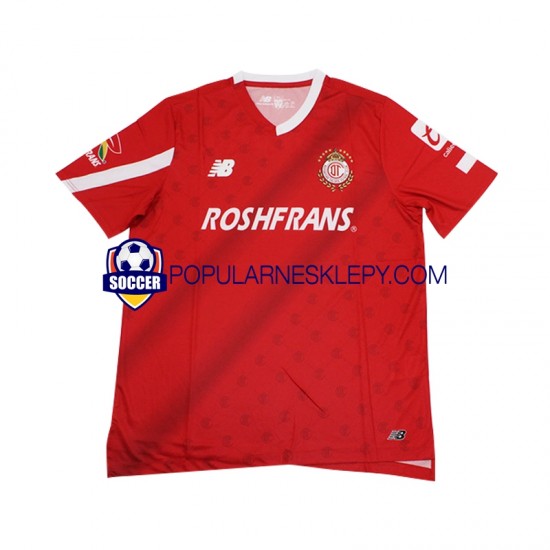 Koszulka Krótka Męska Pierwszy strój Czerwony Deportivo Toluca 2023-2024