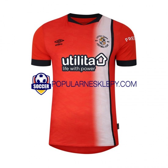 Koszulka Krótka Męska Pierwszy strój Luton Town 2023-2024
