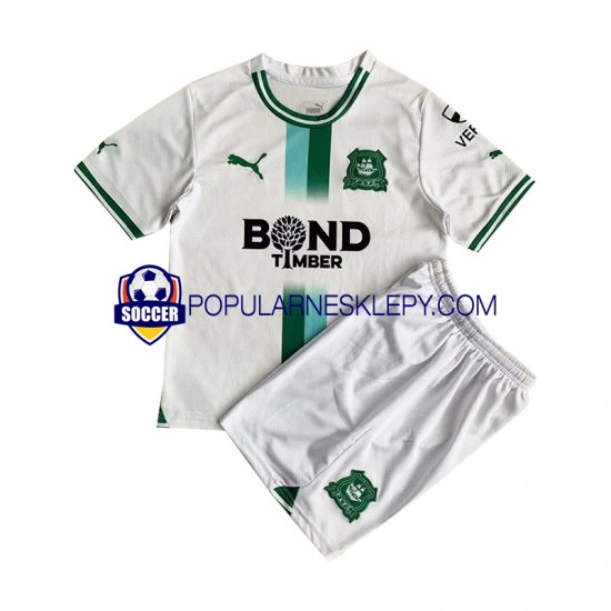 Koszulka Krótka dla Dzieci Pierwszy strój Drugi strój Zielony Plymouth Argyle 2023-2024 Koszulka Krótka dla Dzieci Pierwszy strój Drugi strój Zielony Plymouth Argyle 2023-2024