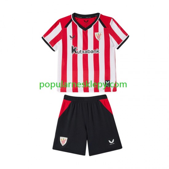 Koszulka Krótka dla Dzieci Athletic Bilbao Pierwszy strój 2026-2027