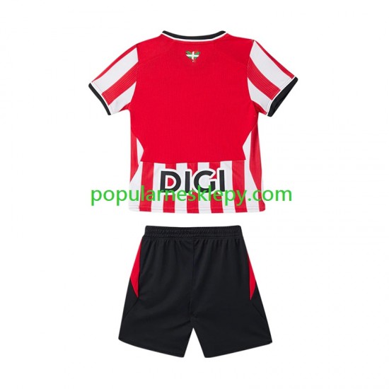 Koszulka Krótka dla Dzieci Athletic Bilbao Pierwszy strój 2026-2027