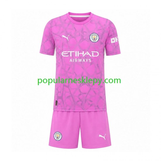 Koszulka Krótka dla Dzieci Bramkarz Manchester City Drugi strój 2026-2027
