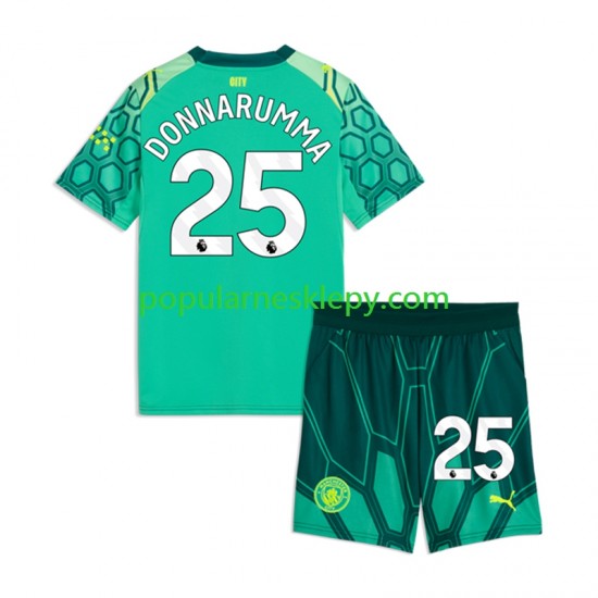 Koszulka Krótka dla Dzieci Bramkarz Manchester City Pierwszy strój Gianluigi Donnarumma 2026-2027