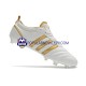 Złoto Biały Adidas ADIPURE FG Buty piłkarskie