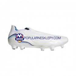 Niebieski Biały Adidas COPA SENSE FG Diamond Edge Buty piłkarskie