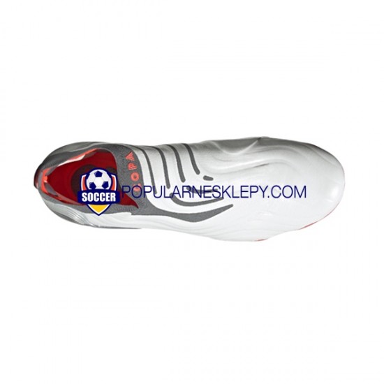 Czerwony Szary Biały Adidas COPA SENSE FG White Gnist Buty piłkarskie