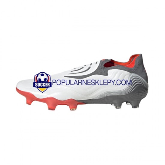 Czerwony Szary Biały Adidas COPA SENSE FG White Gnist Buty piłkarskie