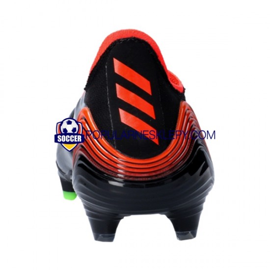 Czerwony Czarny Adidas COPA SENSE.1 FG Shadowportal Buty piłkarskie