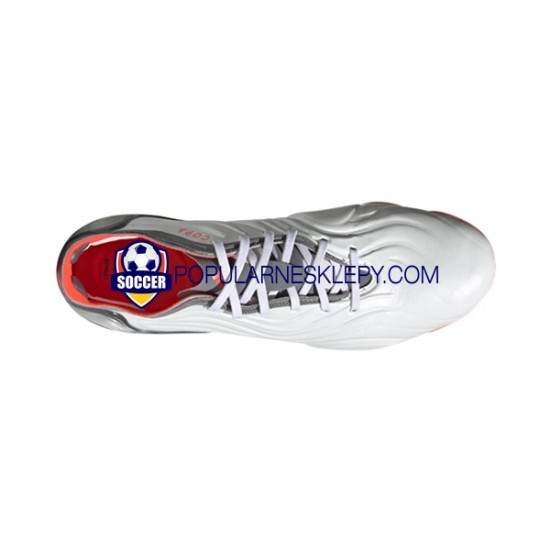 Czerwony Szary Biały Adidas COPA SENSE.1 FG White Gnist Buty piłkarskie