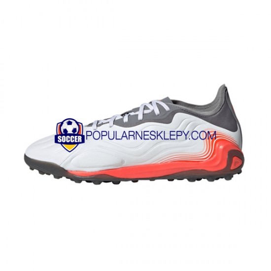 Czerwony Szary Biały Adidas COPA SENSE.1 TF White Gnist Buty piłkarskie