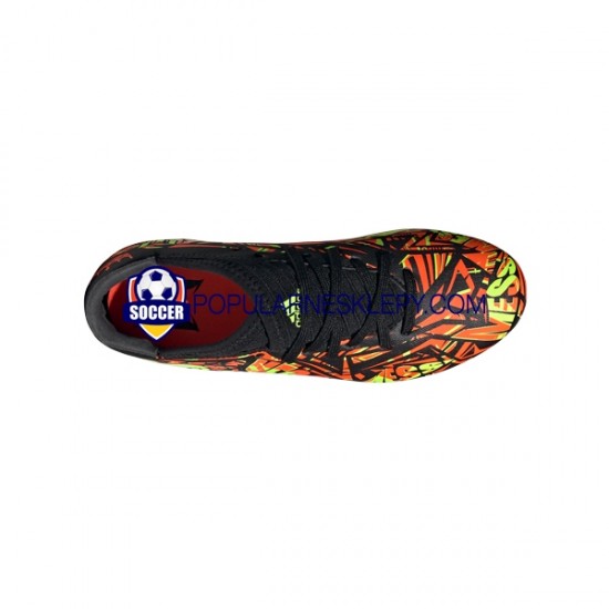 Pomarańczowy Żółty Czarny Adidas Nemeziz Messi.3 FG J Buty piłkarskie