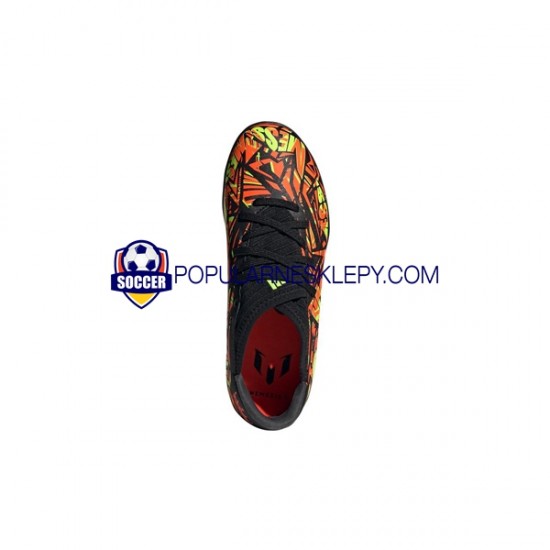 Pomarańczowy Żółty Czarny Adidas Nemeziz Messi.3 TF Buty piłkarskie
