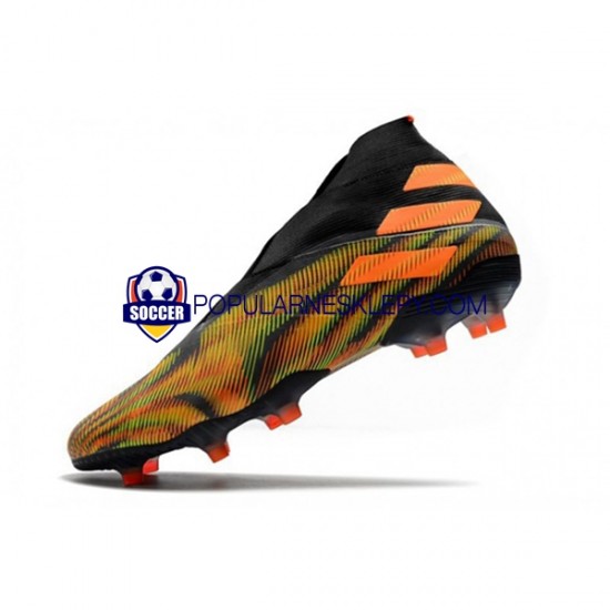 Pomarańczowy Zielony Czarny Adidas Nemeziz9 FG Buty piłkarskie