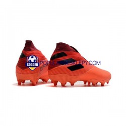 Czerwony Pomarańczowy Czarny Adidas Nemeziz9 FG Inflight Buty piłkarskie