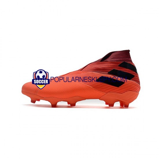 Czerwony Pomarańczowy Czarny Adidas Nemeziz9 FG Inflight Buty piłkarskie
