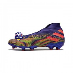 Różowy Zielony Adidas Nemeziz9 FG Purplecolor Buty piłkarskie