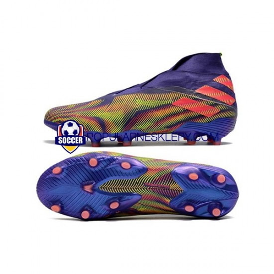 Różowy Zielony Adidas Nemeziz9 FG Purplecolor Buty piłkarskie