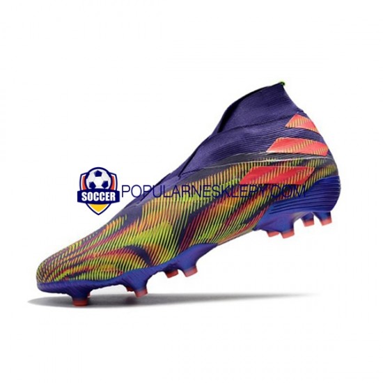Różowy Zielony Adidas Nemeziz9 FG Purplecolor Buty piłkarskie
