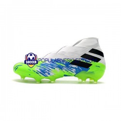 Niebieski Biały Zielony Adidas Nemeziz9 FG Buty piłkarskie