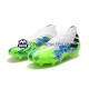 Niebieski Biały Zielony Adidas Nemeziz9 FG Buty piłkarskie