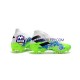 Niebieski Biały Zielony Adidas Nemeziz9 FG Buty piłkarskie