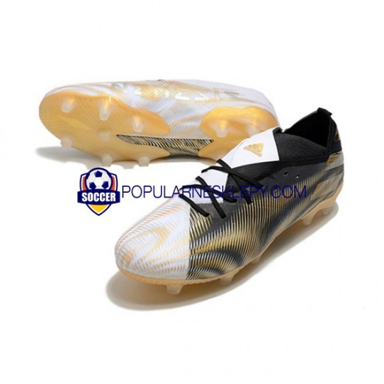 Żółty Biały Czarny Adidas Nemeziz9.1 FG Atmospheric d Buty piłkarskie