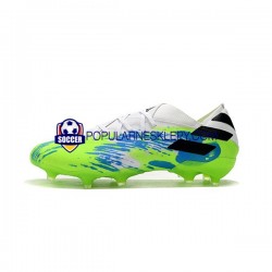 Niebieski Zielony Czarny Adidas Nemeziz9.1 FG Buty piłkarskie