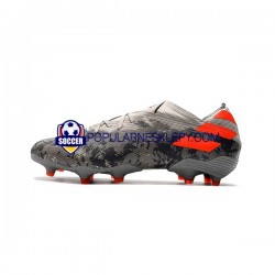 Szary Pomarańczowy Biały Adidas Nemeziz9.1 FG Buty piłkarskie