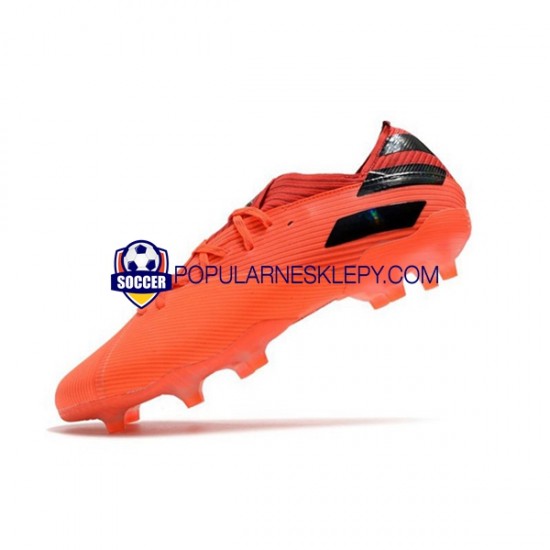 Czerwony Pomarańczowy Czarny Adidas Nemeziz9.1 FG Inflight Buty piłkarskie