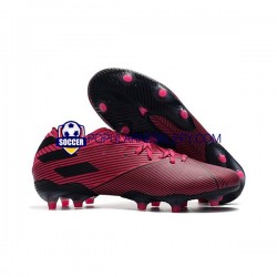 Różowy Czarny Adidas Nemeziz9.1 FG Buty piłkarskie