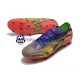 Różowy Zielony Adidas Nemeziz9.1 FG Precision To Blur Purplecolor Buty piłkarskie
