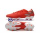 Czerwony Biały Adidas Nemeziz9.1 FG Buty piłkarskie